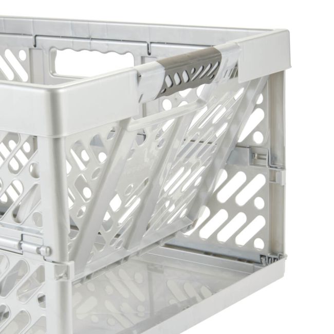 Keeeper Ultra Tough Ben Folding Crate 45 Litre Silver 10297 image 4