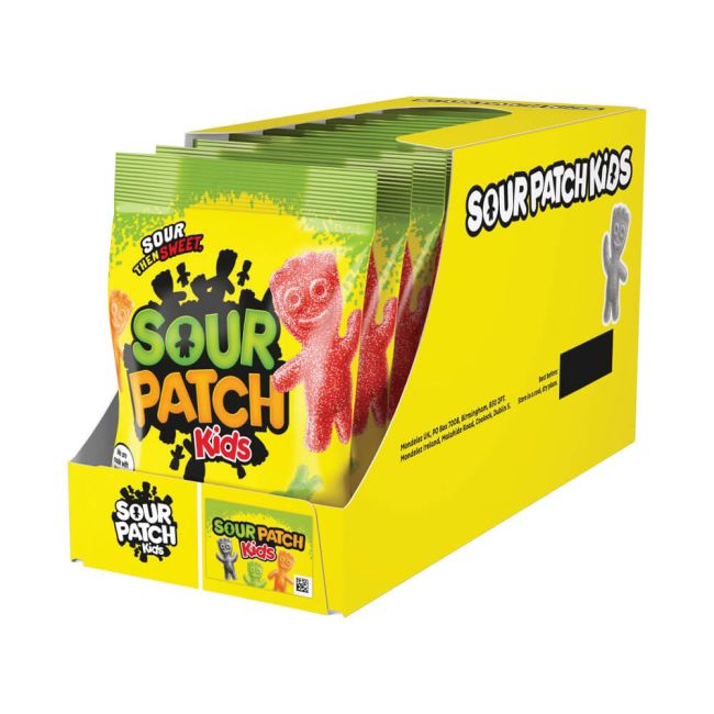 Sour Patch Kids Original Gum Sweets 130g (Pack of 10) 4307036 image 1