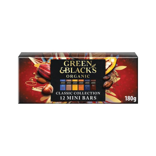 Green and Blacks Organic Classic Mini Chocolate Bar Collection 180g 4316497 image 1