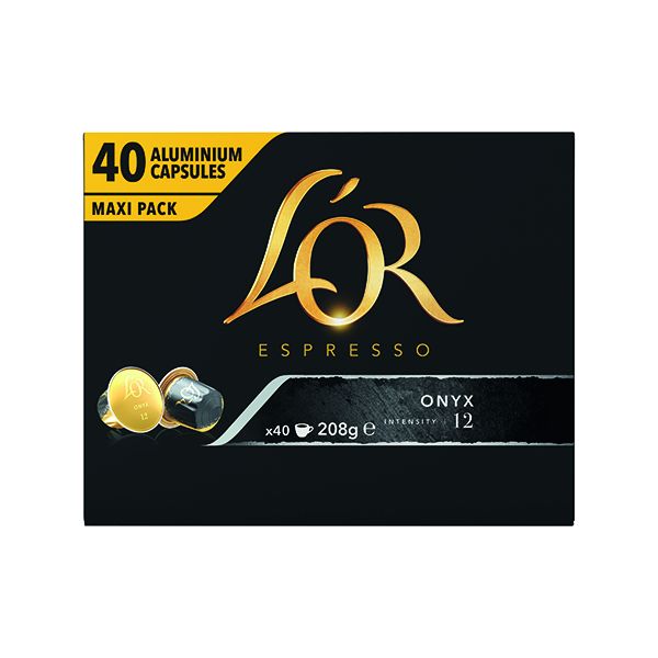 LOR NESPRESSO ONYX CAPSULES PK40 image