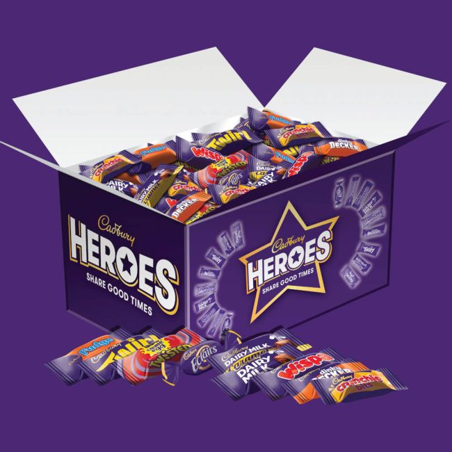 Cadbury Heroes Chocolates Bulk Share Box 2kg 4263470 image 2