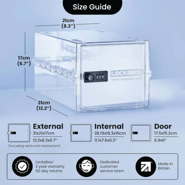 Lockabox One Storage Box 10 Litres Crystal CLCR image 3