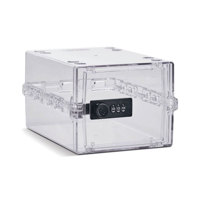 Lockabox Mini Storage Box 3 Litres Crystal MNCR image 1