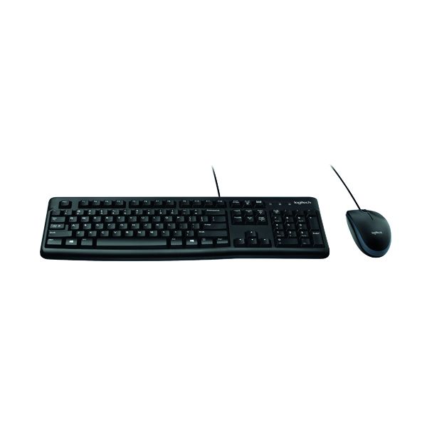 Logitech Wired Desktop Mk120 Blk image