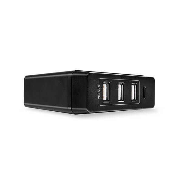 4PORTUSBTYPECASMARTCHARGERWITHPOWE image