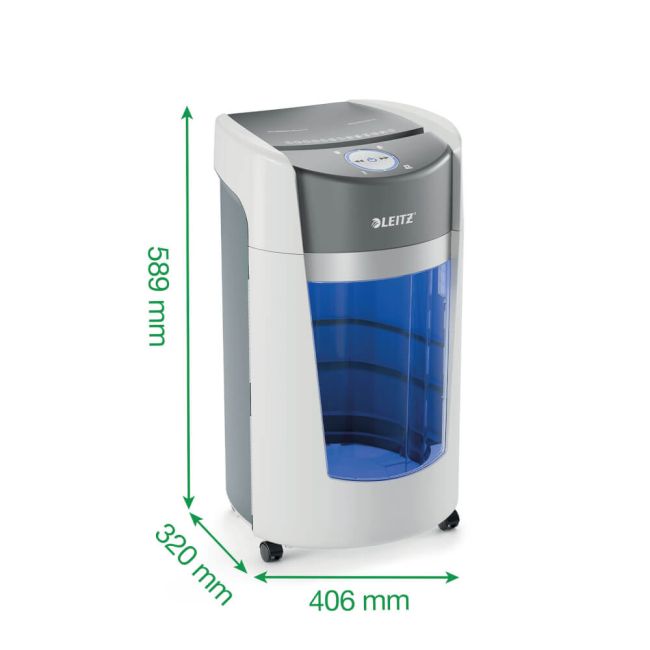 Leitz Optimax Micro-Cut P-5 Shredder White 83601000 image 2