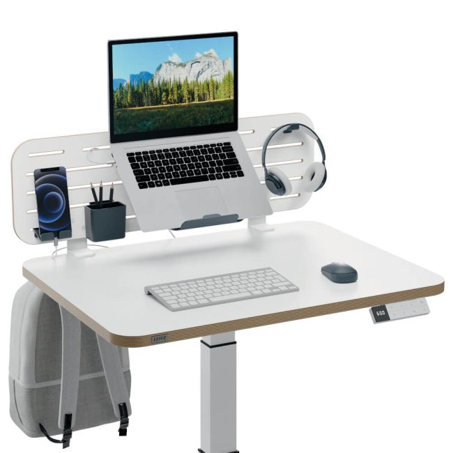 Leitz Ergo Pegboard Desk Organiser with Laptop Holder 65490000 image 3