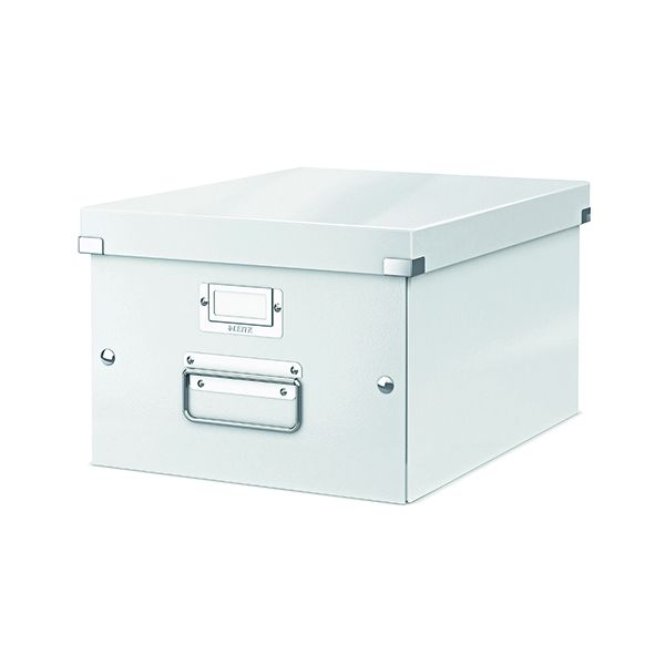 Leitz Med Storage Box Click Stre Wht image