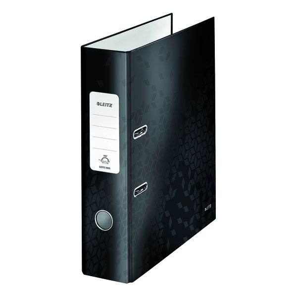 Leitz 180 Wow La File A4 Black Pk10 image