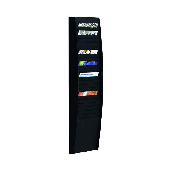 Fast Paper A4 Document Control Panel 25 Compartments Black V125.01 ...