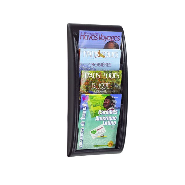 Paperflow Qk Wall Disp System A4 Blk image