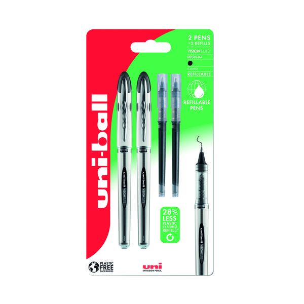 Uni-Ball Visn Elite Twin x2 Rfls Blk image