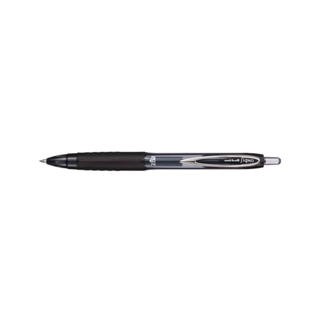 Uni-Ball Signo 207E Rollerball Gel Pen Black (Pack of 12) 308668000 image 1