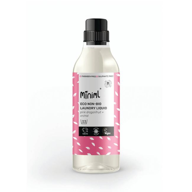 Miniml Laundry Liquid Pink Dragonfruit + Orchid 1L Bottle MIN393 image 1