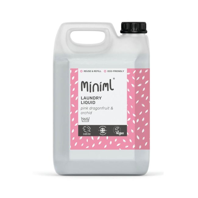 Miniml Laundry Liquid Pink Dragonfruit + Orchid 5L Refill MIN394 image 1