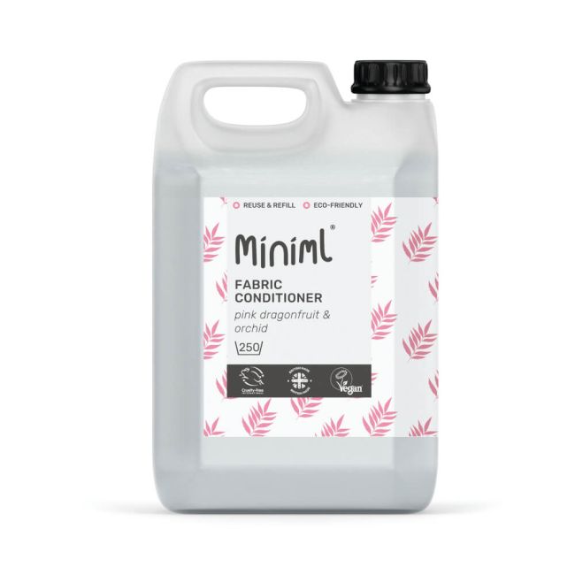 Miniml Fabric Conditioner Pink Dragonfruit + Orchid 5L Refill MIN396 image 1