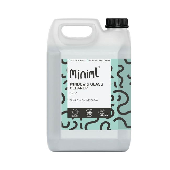 Miniml Window + Glass Cleaner Mint 5L Refill MIN401 image 1