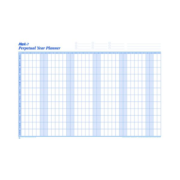 Mark-It Perpetual Yr Planner 600X900 image