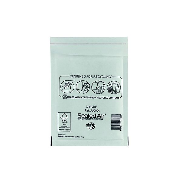 Sealed Air Bub Bag Ss Wht 110X160Mm image
