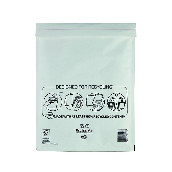 Sealed Air Bub Bag Ss Wht 240X330Mm image