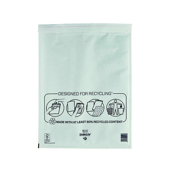 Sealed Air Bubble Bag Ss Wht Pk50 image
