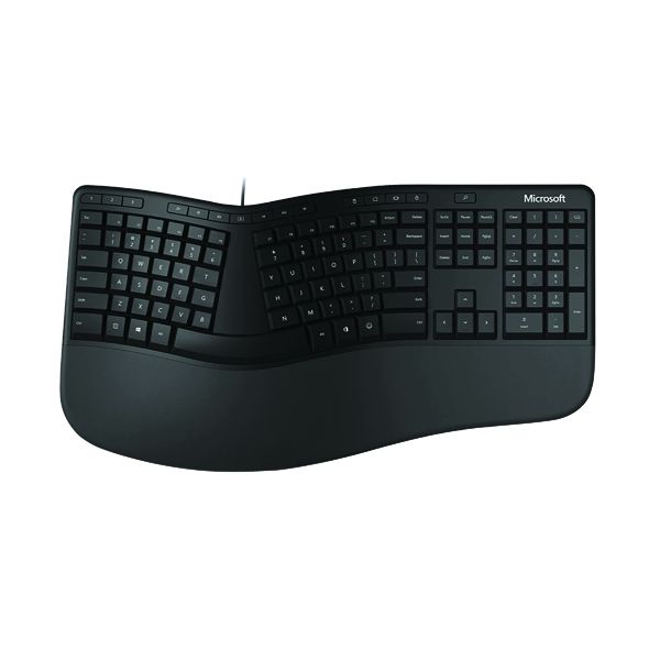 Microsoft Ergonomic Keyboard Black image