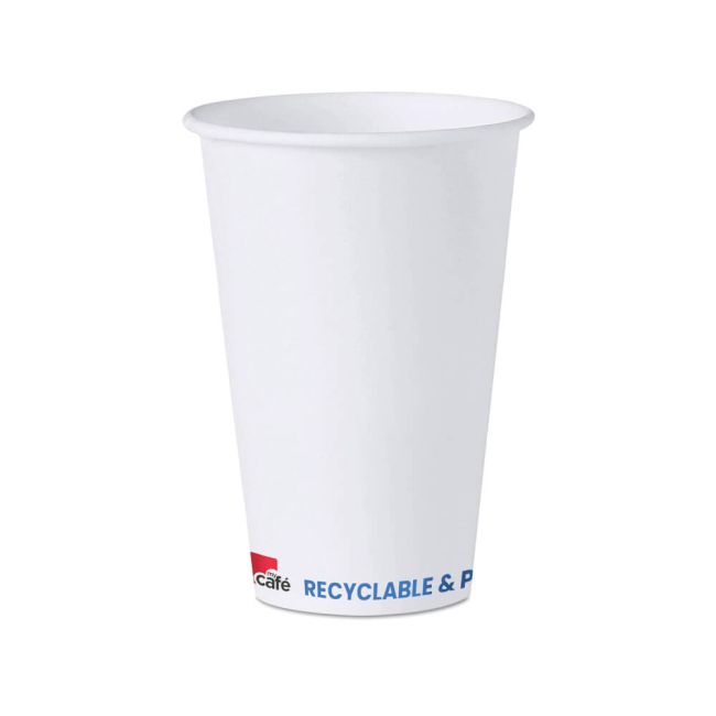 MyCafe Vending Cup Tall 7oz White (Pack of 100) MYC10108 image 1