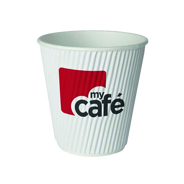 Mycafe 12Oz Ripple Wall Hot Cups image