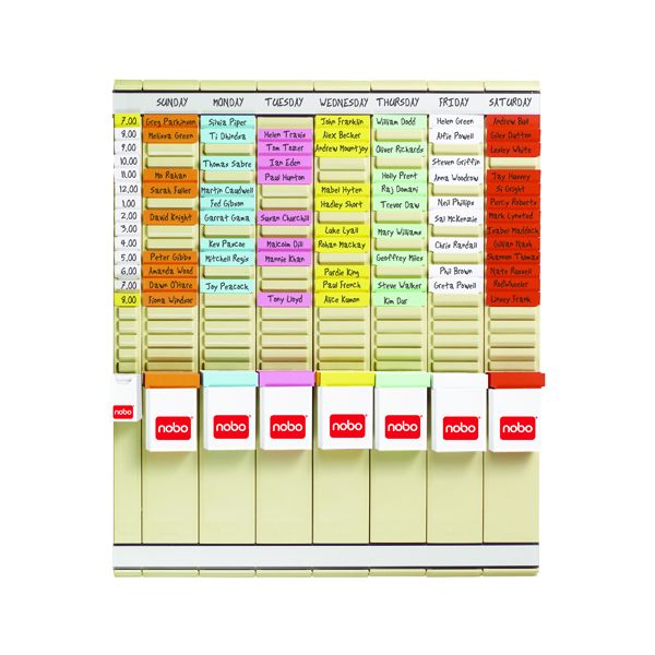 Nobo 7 T-Card Panel Planning Kit image