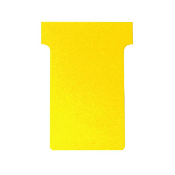 Nobo T-Card Size 2 Yellow Pk100 image