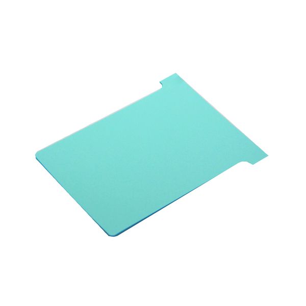 Nobo T-Card Size 2 Light Blue Pk100 image
