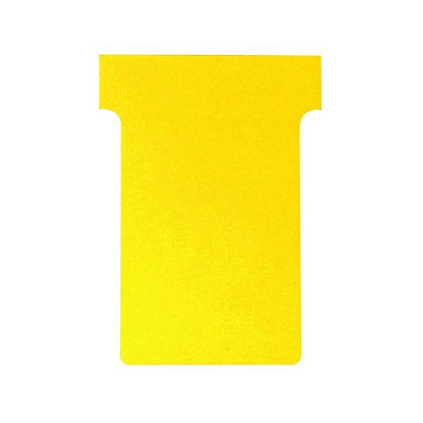 Nobo T-Card Size 3 Yellow Pk100 image