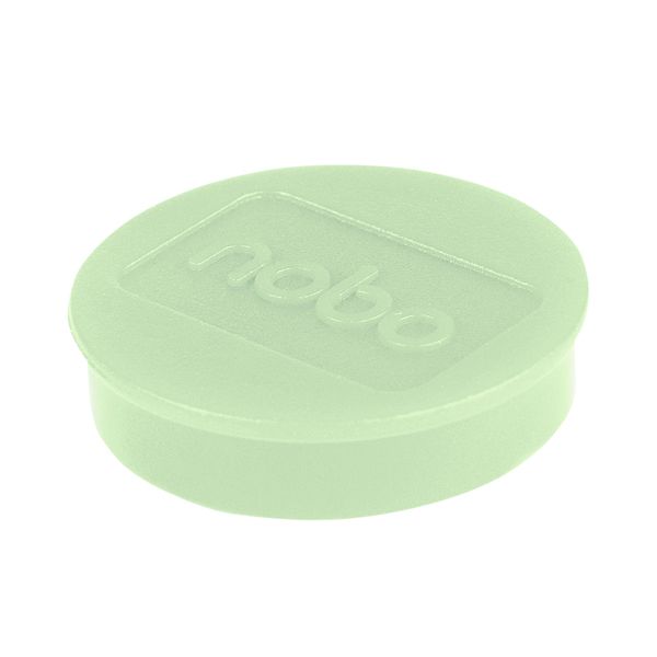 Nobo Whiteboard Magnets 38 Wht Pk10 image