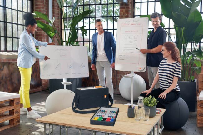 Nobo Whiteboard Accessories Kit Bag Grey 1915711 image 4