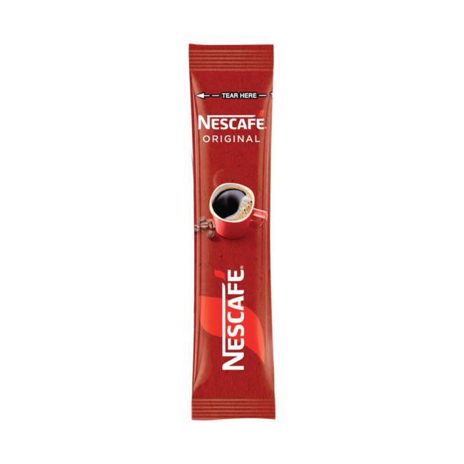 Nescafe Original One Cup Instant Coffee Stick Sachets (Pack of 800) 12533652 image 1
