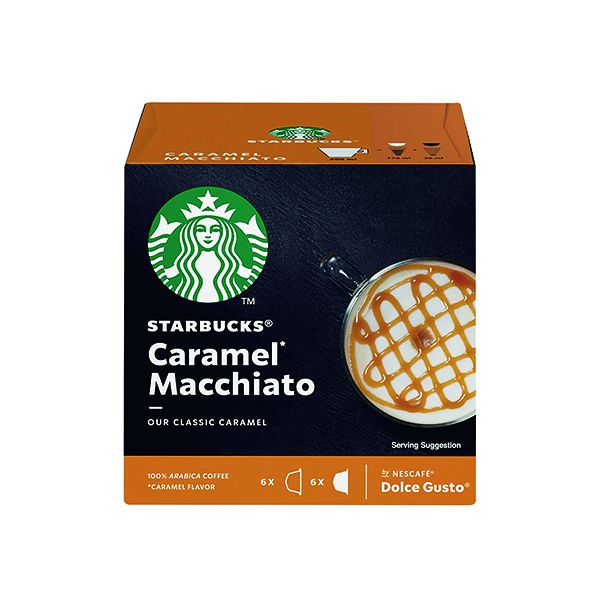 Nescafe DG S/bucks Caramel Macc Pk36 image