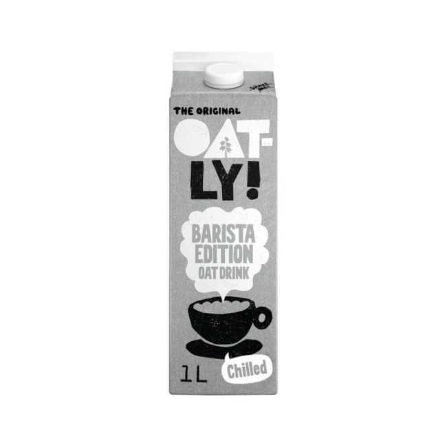 Oatly Oat Drink Barista Edition 1 Litre (Pack of 6) 128306 image 1