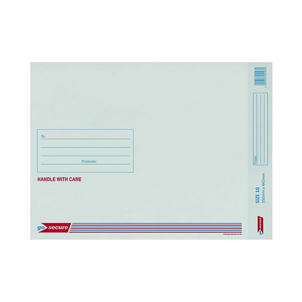Gosecure Bubble Env Size 10 Wht Pk20 image