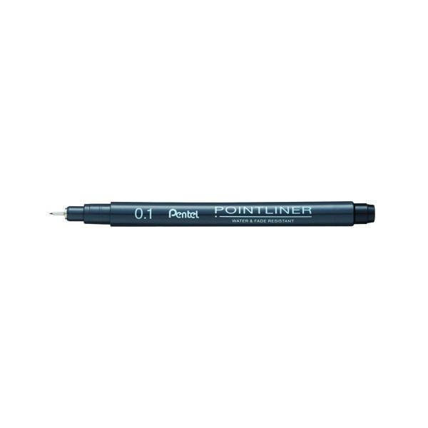 Pentel P/liner Pigmt Line 0.1 Blk 12 image
