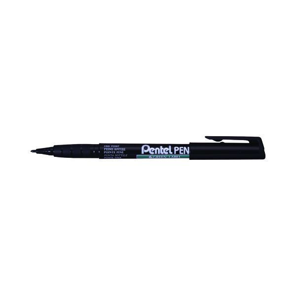 Pentel Nms50 Marker 0.8 Black Pk12 image