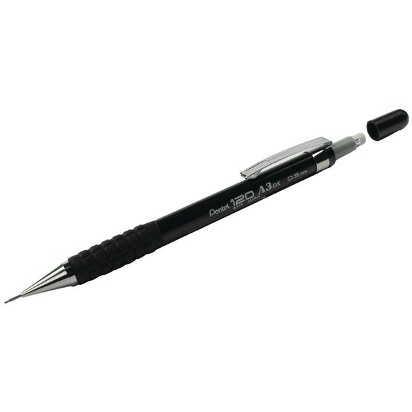 Pentel 120 Auto Pencil 0.5Mm Blk image