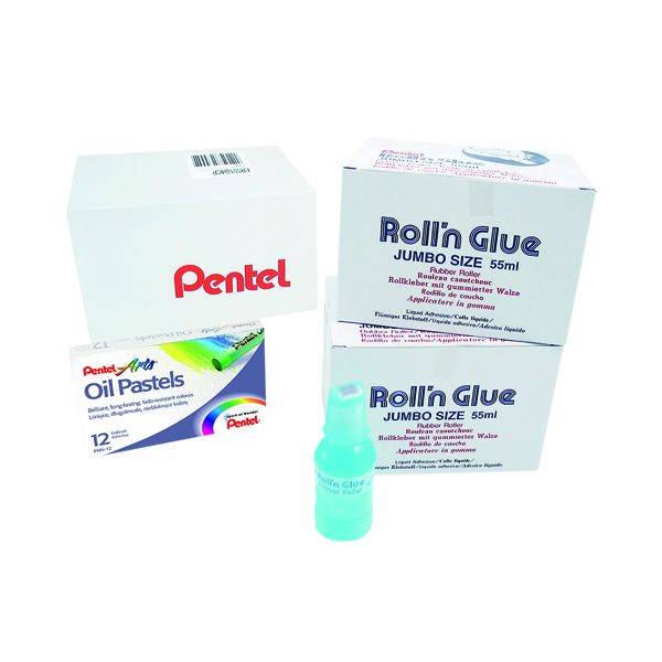 Pentel Roll n Glue Class Pack of 24 image