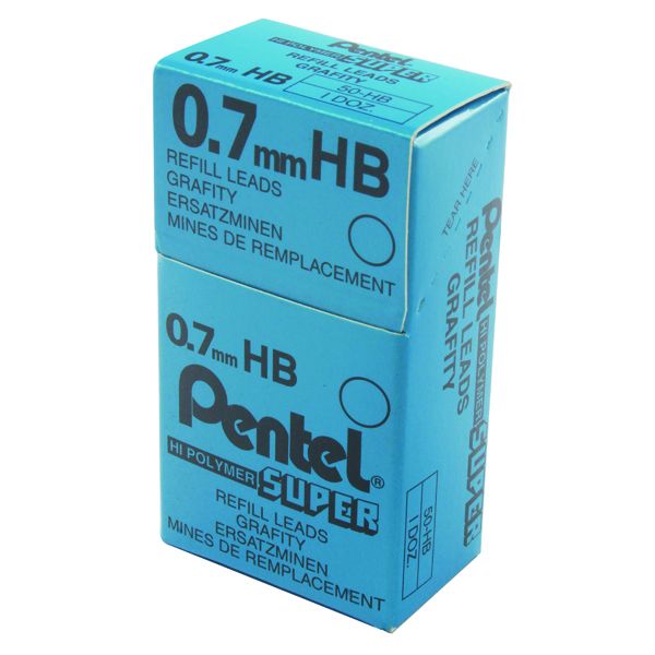 Pentel Refill Leads 0.7Mm Hb Tube 12 image
