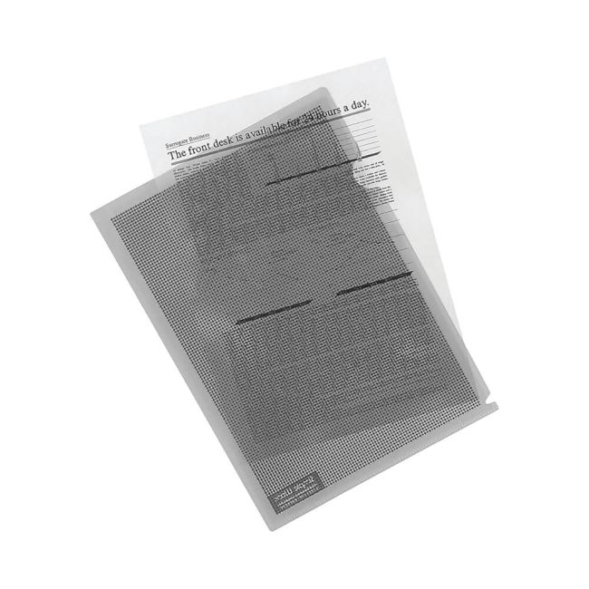 Pentel Camouflage Polypropylene Folder A4 Clear (Pack of 5) 89891 image 2
