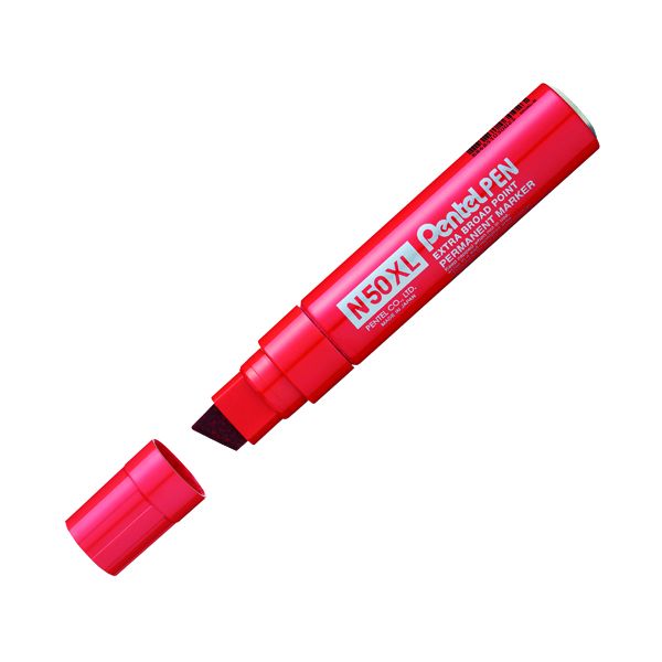 Pentel Jumbo Marker M180 Red Pk 6 image
