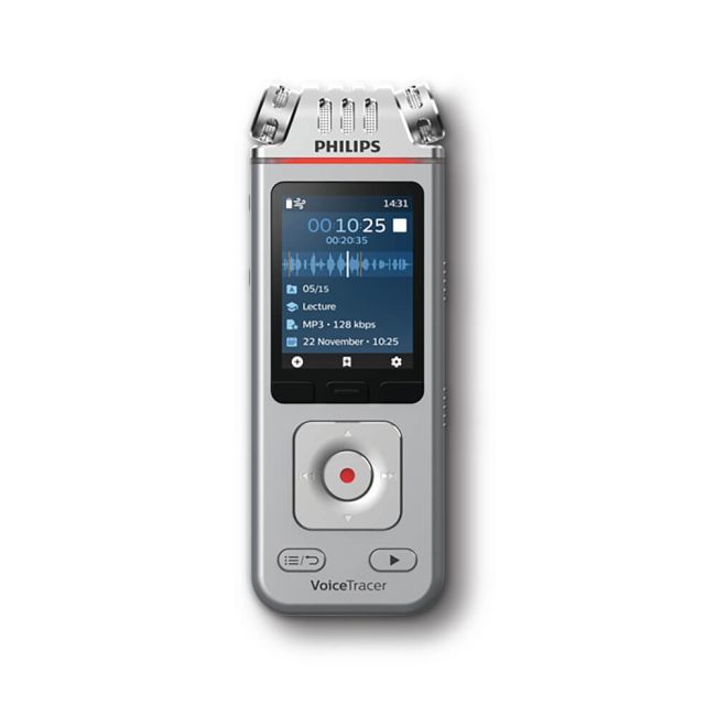 Philips VoiceTracer Audio Recorder with Sembly AI Speech-To-Text Cloud Software DVT4115/00 image 1
