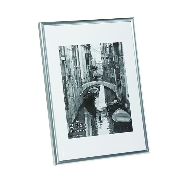 Hampton Frames BL Cert Frm A4 Slv image
