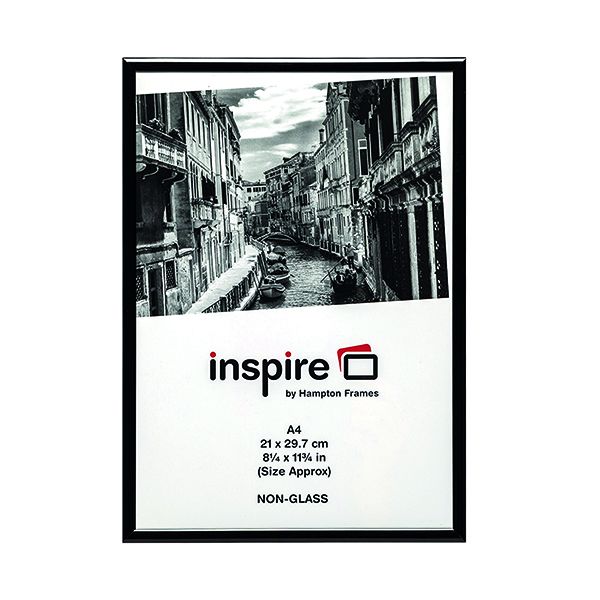 Hampton Frames Alm Cert Frm A4 Blk image