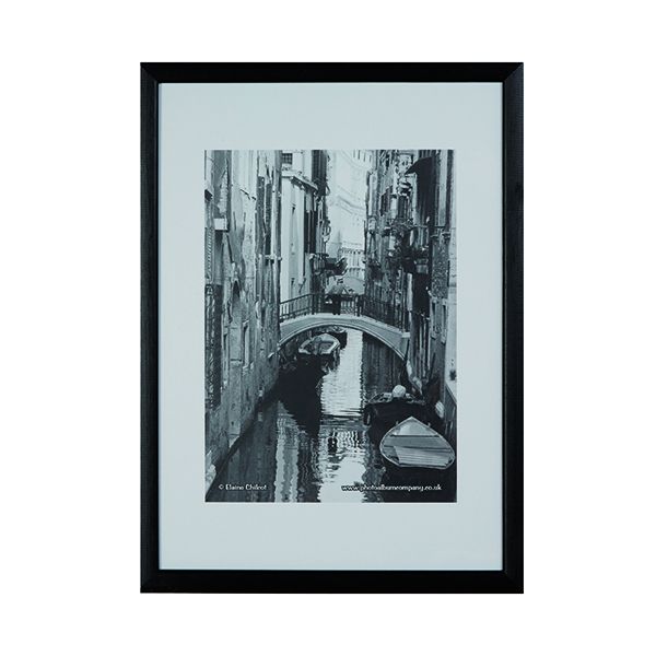 Hampton Frames Blk Non-Glass Frm A3 image