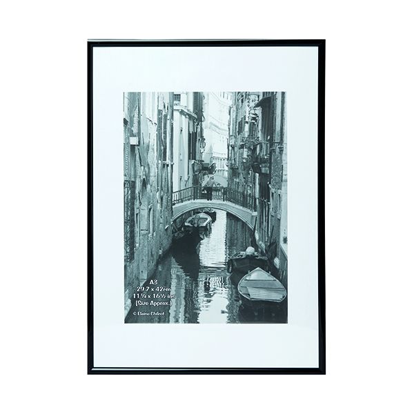 Hampton Frames BL Cert Frm A3 Black image